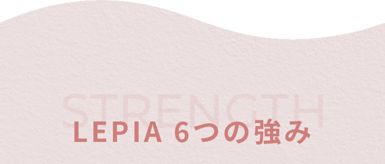 レピア6つの強み