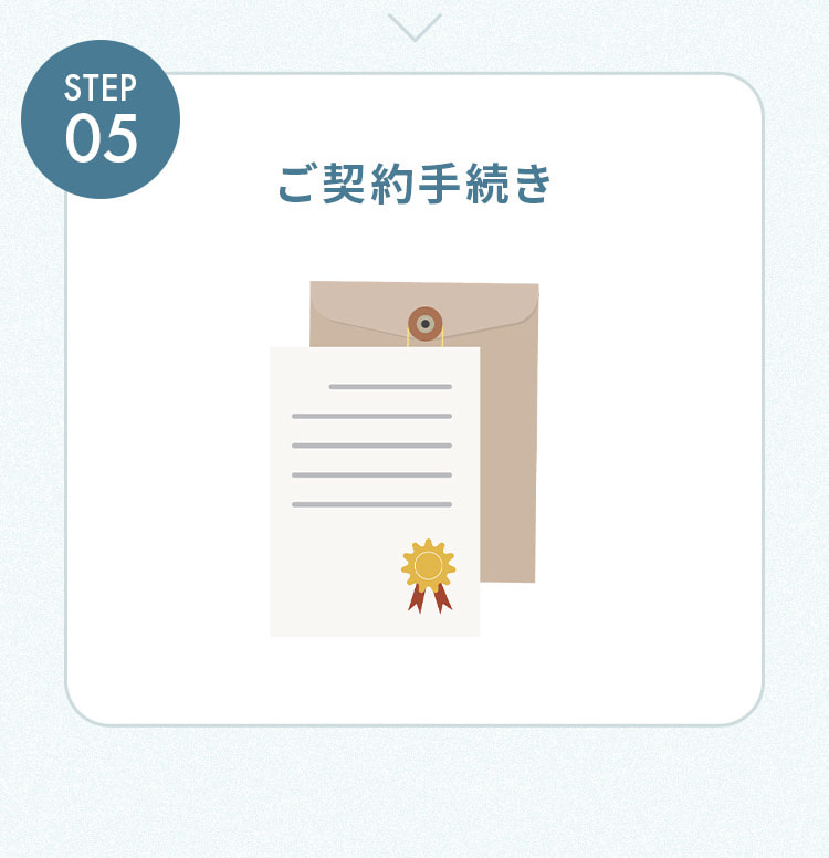 ご契約手続き